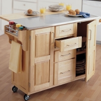 Kitchen cart as taboret