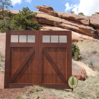 rough-sawn-cedar carriage doors