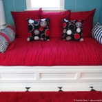 Eighth pillow added to daybed