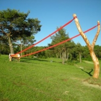 bench-with-slingshot-sculpture